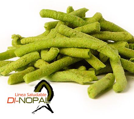 Churritos de nopal, amaranto y linaza