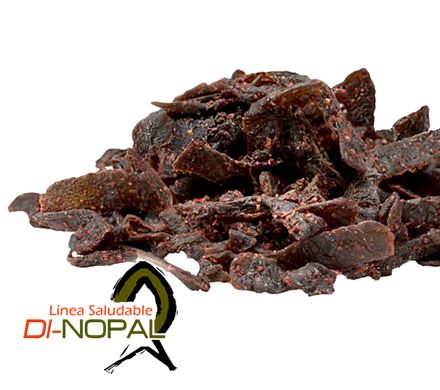 Nopal enchilado semideshidratado